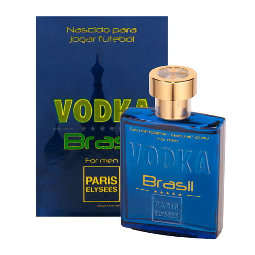 Vodka Brasil Blue Paris Elysees - Perfume Masculino - Eau de Toilette 100ML