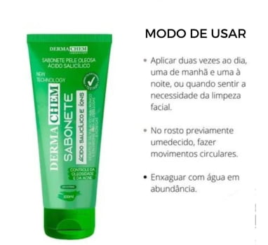 Sabonete Facial Pele Oleosa Espinha Ácido Salicílico Skincar