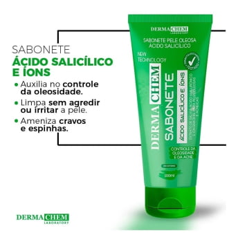 Sabonete Facial Pele Oleosa Espinha Ácido Salicílico Skincar