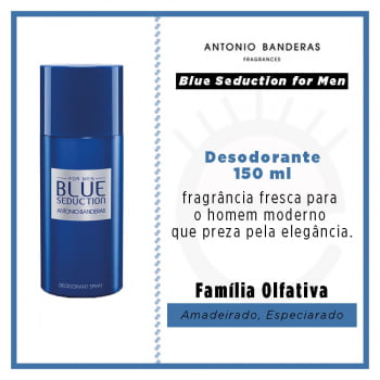 Blue Seduction Desodorante Antonio Banderas - Desodorante - 150ml