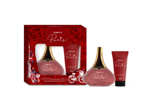 Kit Paris - Deo Colônia 100ml + Loção Hidratante Desodorante 50ml